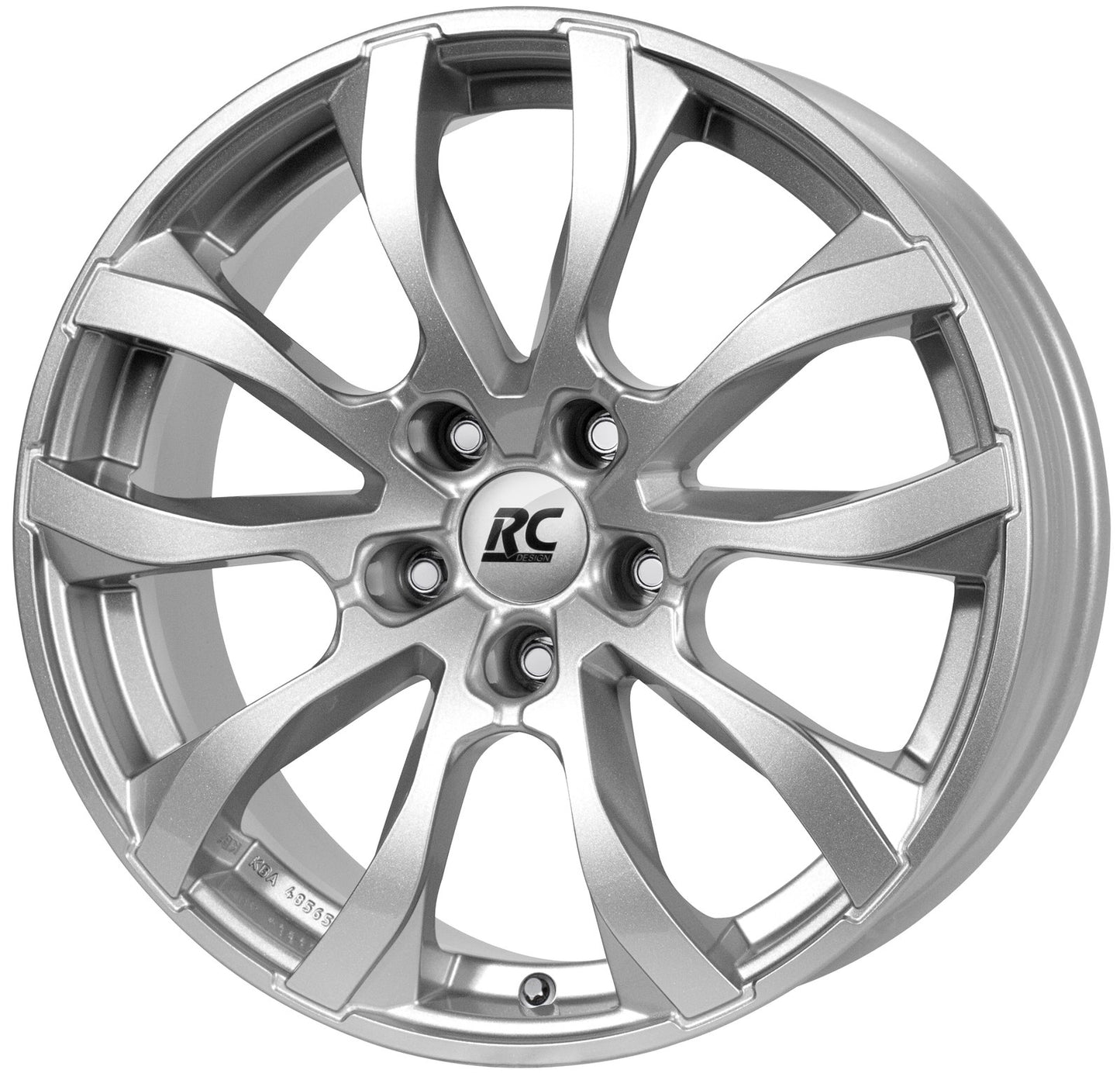 Brock / RC RC23 Kristallsilber (KS) Alufelge 8x18 Zoll ET28 LK 5x112 ML66.6 – Bild 2