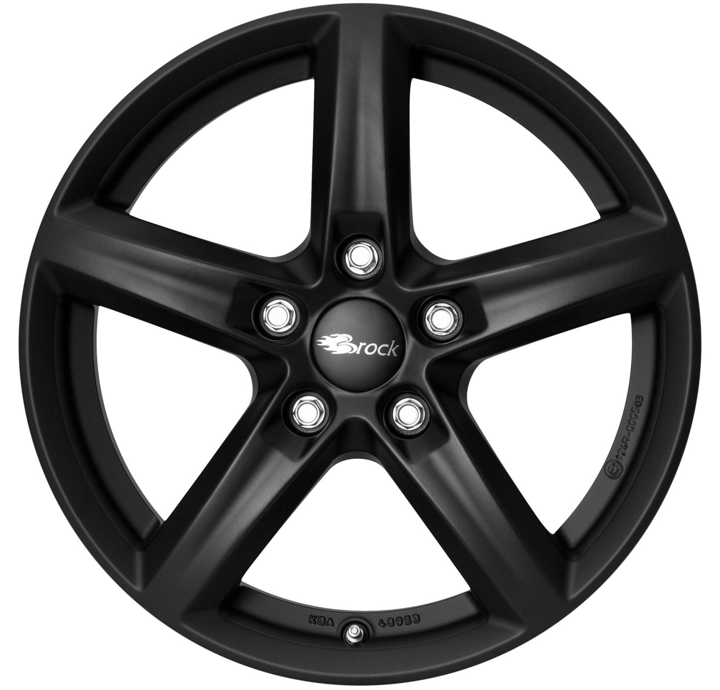 Brock / RC RC24 Schwarz Klar Matt (SKM) Alufelge 7x16 Zoll ET48 LK 5x112 ML57.1