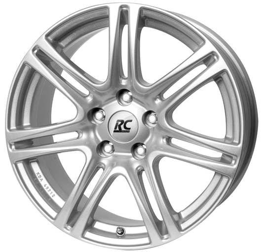 RC-Design RC28 kristallsilber lackiert Alufelge 6.5x15 Zoll ET38 LK 5x100 ML57.1 – Bild 2