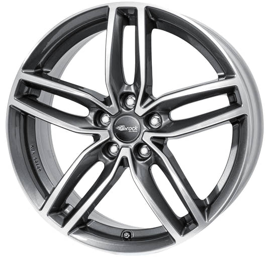 Brock / RC RC29 Himalaya Grey Voll Poliert (HGVP) Alufelge 8.5x20 Zoll ET26 LK 5x112 ML66.6 – Bild 2