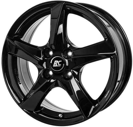 Brock / RC RC30 Schwarz Glanz (SG) Alufelge 6x16 Zoll ET48 LK 4x100 ML56.6 – Bild 2