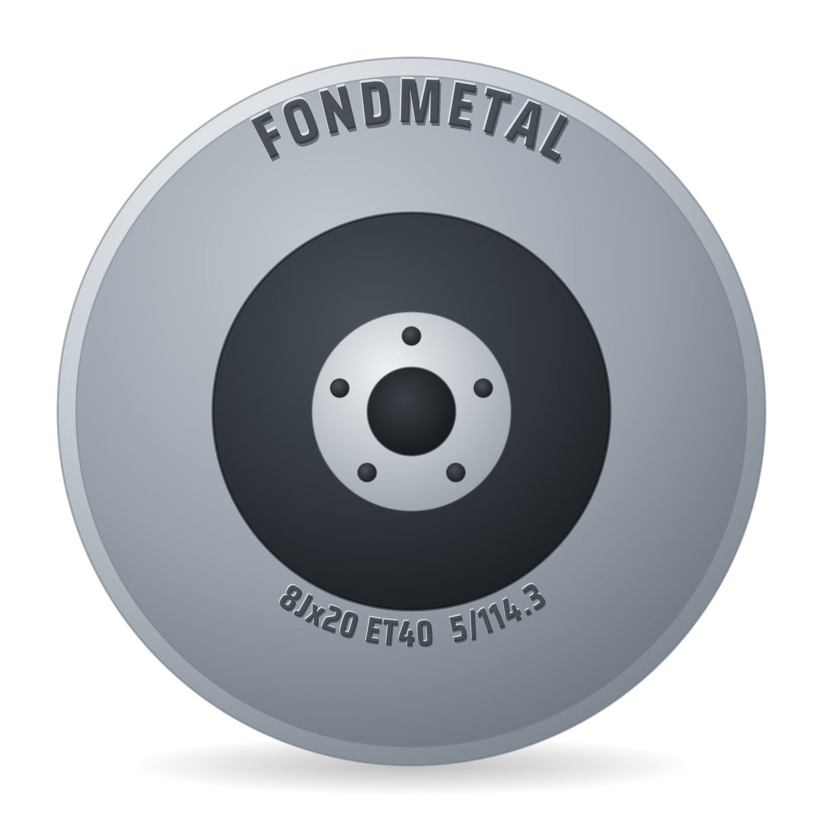 Fondmetal Thoe Felge 8x20 Zoll ET40 LK 5x114.3