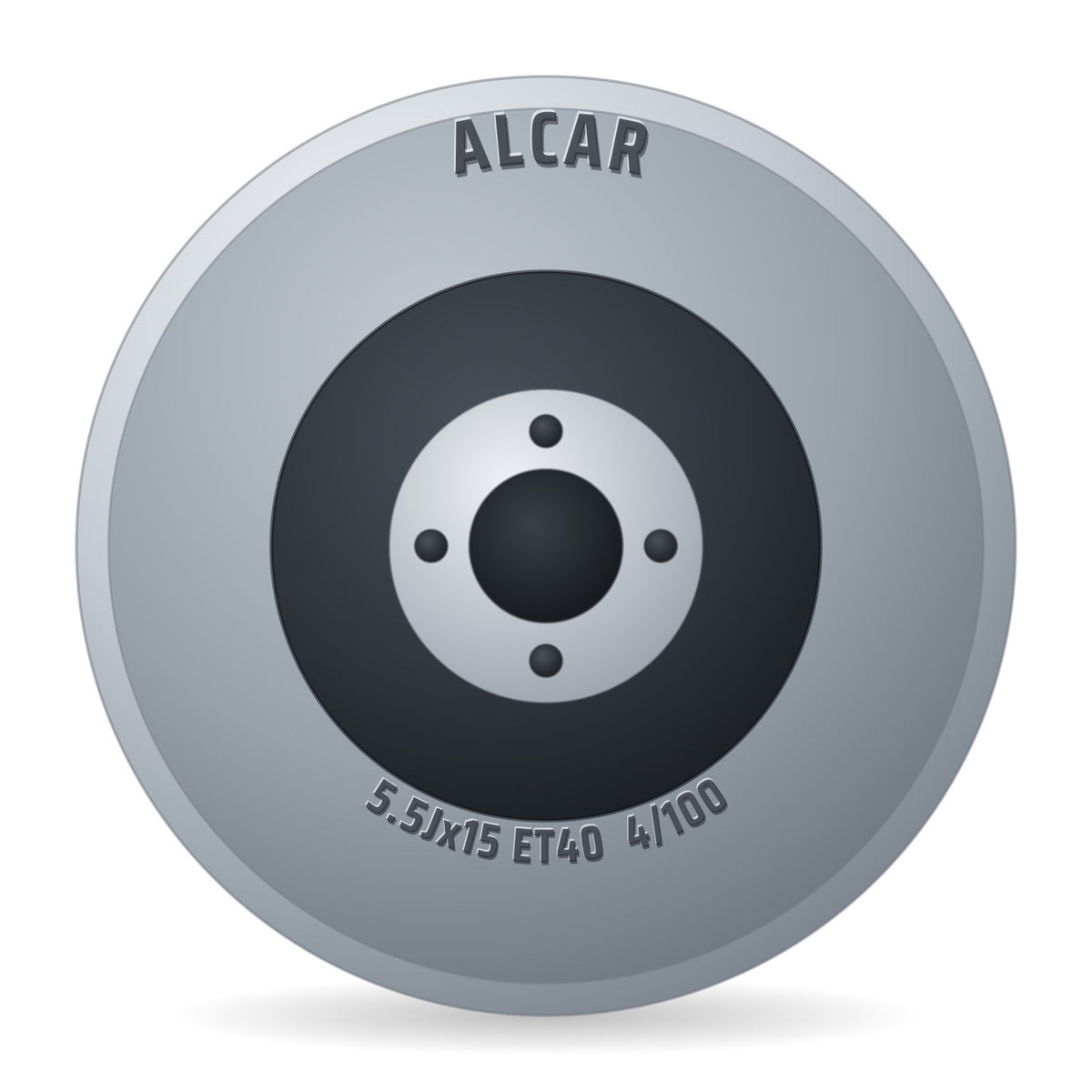 Alcar FE AC 7340 KPZ NI515010 SRD 154646 Felge 5.5x15 Zoll ET40 LK 4x100