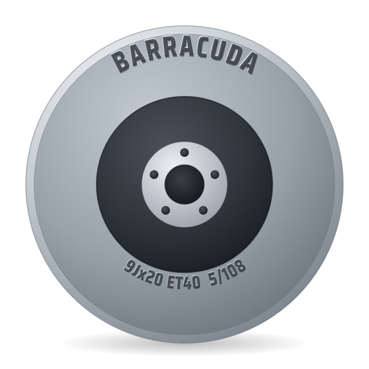 Barracuda Tzunamee Evo Schwarz Glanz Flashbronze Felge 9x20 Zoll ET40 LK 5x108