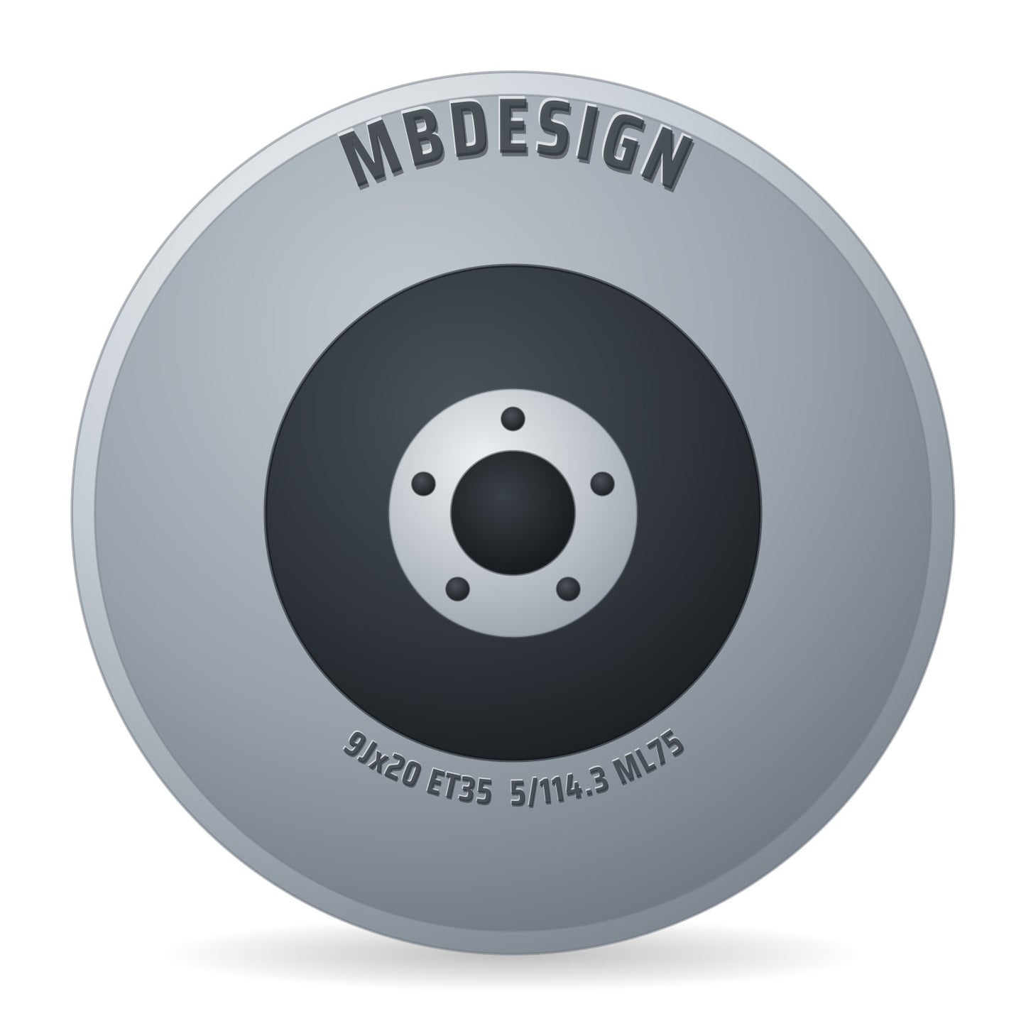 Mbdesign KV1 bronze light matt Alufelge 9x20 Zoll ET35 LK 5x114.3 ML75