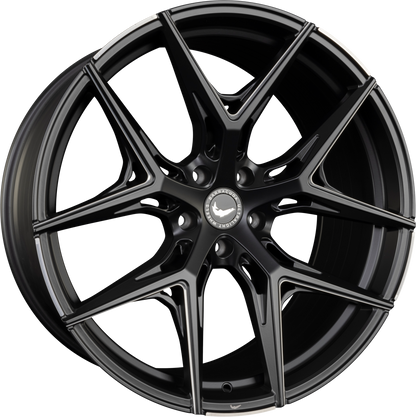 Barracuda Razzer Matt Black Pure Sports Gefräst Alufelge 10.5x21 Zoll ET15 LK 5x112 ML66.6 – Bild 2