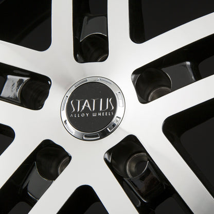 Status Alloy KNIGHT-5 Black Machined Alufelge 8.5x20 Zoll ET38 LK 5x114.3 ML73.1 – Bild 4