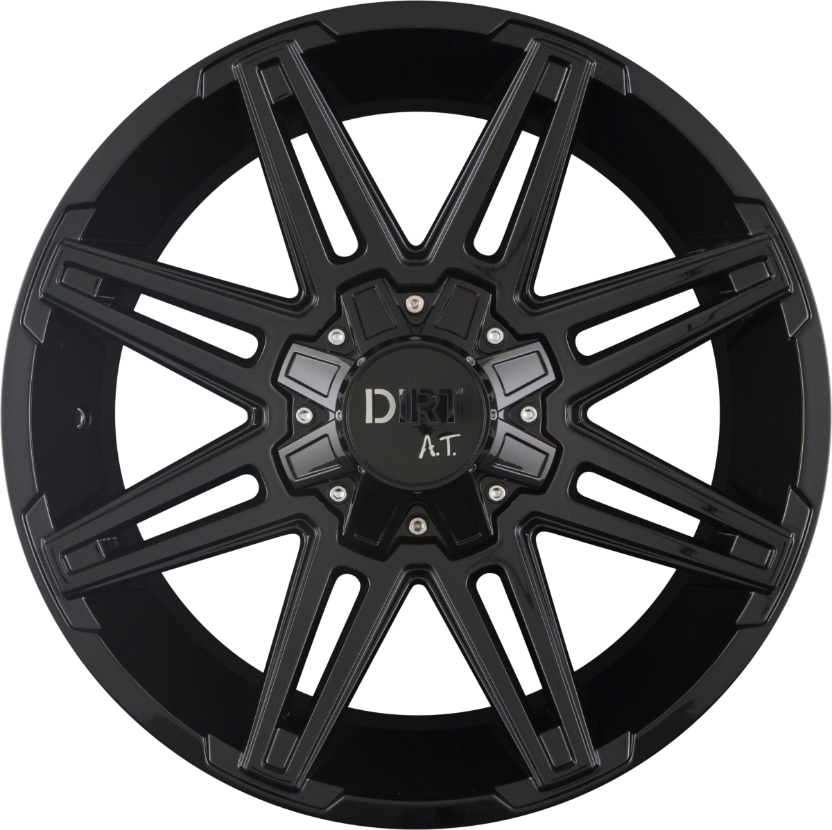 Dirt A.T. D88 Gloss Black Alufelge 10x22 Zoll ET-20 LK 6x135 ML106.1
