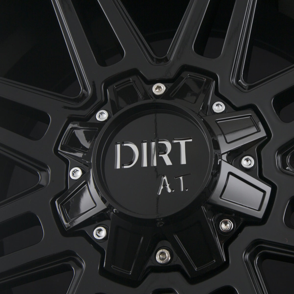 Dirt A.T. D88 Gloss Black Alufelge 10x22 Zoll ET-20 LK 6x135 ML106.1 – Bild 4