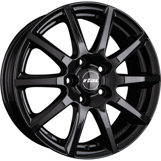 Rial Milano Diamant-Schwarz Alufelge 7x17 Zoll ET50 LK 5x114.3 ML64.1 – Bild 2