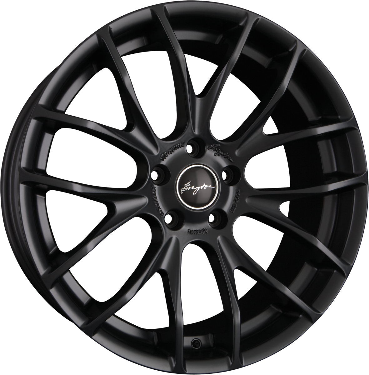 Breyton Race GTS Matt Black Alufelge 8.5x19 Zoll ET30 LK 5x120 ML72.5 – Bild 2
