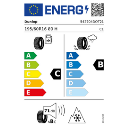 Dunlop Winter Response 2 3PMSF DOT21 195/60 R16 89H Winter DOT 21 – Bild 6