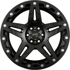 Dirt A.T. D66 Matte Black Alufelge 9x17 Zoll ET25 LK 6x114.3 ML66.1