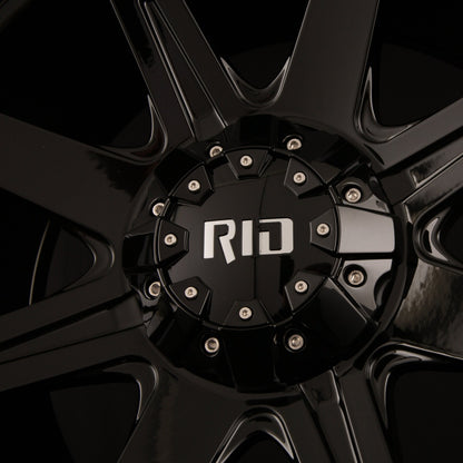 RID R05 Gloss Black Alufelge 9x20 Zoll ET18 LK 6x139.7 ML106.1 – Bild 4