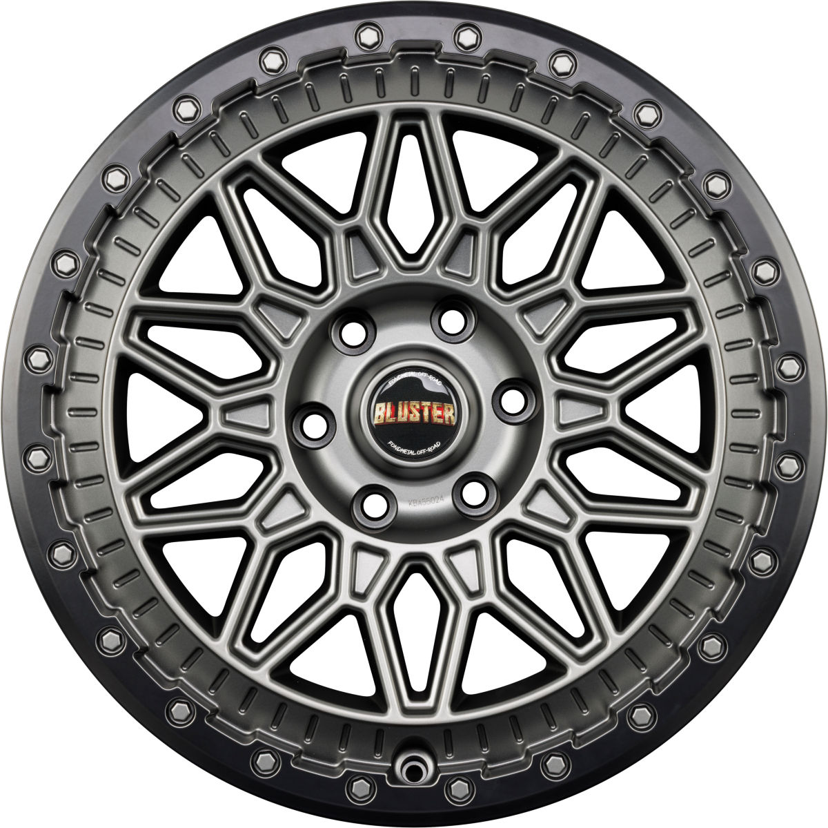 Fondmetal Bluster Matt Titanium Black Lip Alufelge 9x20 Zoll ET48 LK 6x139.7 ML93.1