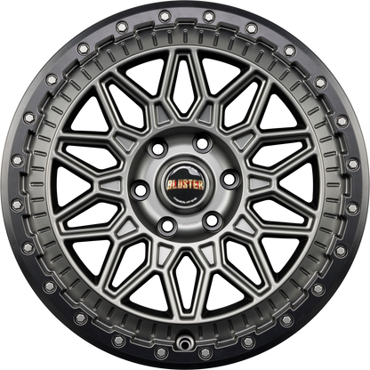 Fondmetal Bluster Matt Titanium Black Lip Alufelge 9x20 Zoll ET48 LK 6x139.7 ML93.1