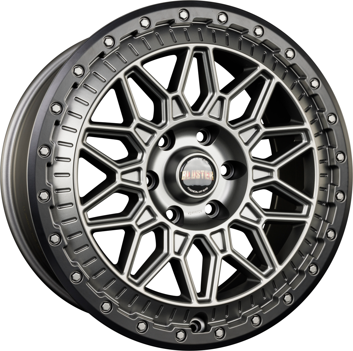 Fondmetal Bluster Matt Titanium Black Lip Alufelge 9x20 Zoll ET48 LK 6x139.7 ML93.1 – Bild 2