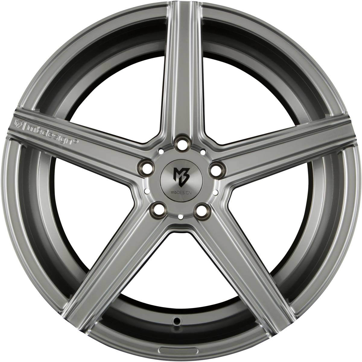Mbdesign KV1 silber glänzend Alufelge 11.5x23 Zoll ET45 LK 5x112 ML66.5