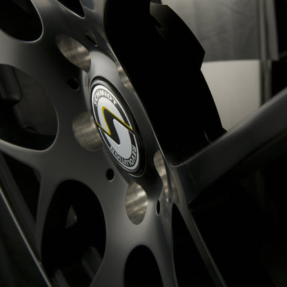 Schmidt REVOLUTION Gambit Satin Black Hornpoliert mit Softhorn Alufelge 10.5x21 Zoll ET37 LK 5x112 ML66.6 – Bild 5
