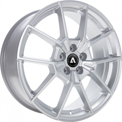 Akoni AK07 silver Alufelge 7.5x18 Zoll ET40 LK 5x114.3 ML73.1