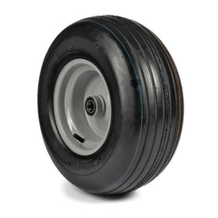 Deli Tyre Komplettrad 16x6.50-8, 10PR S-317 - Rille auf Stahlfelge 5.50Ax8 Ø:25 mm NL: 90 Kugellager Silber