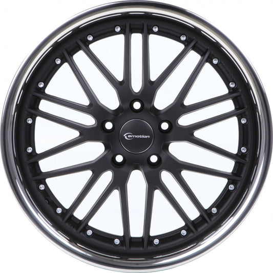 Emotion Wheels Wasabi black matt inox 9.5x19 ET15 - LK5/120 ML74.1 – Bild 2
