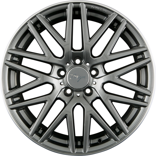 Z Design Z001 Grey Lip Polished Alufelge 8x18 Zoll ET45 LK 5x112 ML66.6