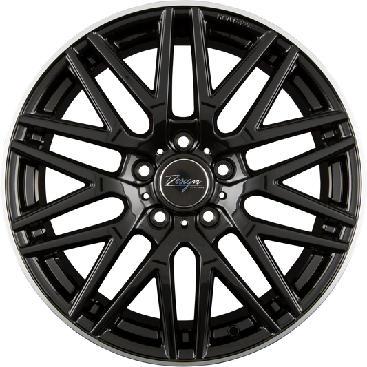 Z Design Z001 Black Lip Polished Alufelge 8x18 Zoll ET35 LK 5x120 ML72.6