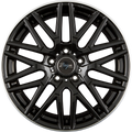 Z Design Z001 Black Lip Polished Alufelge 8x18 Zoll ET35 LK 5x120 ML72.6