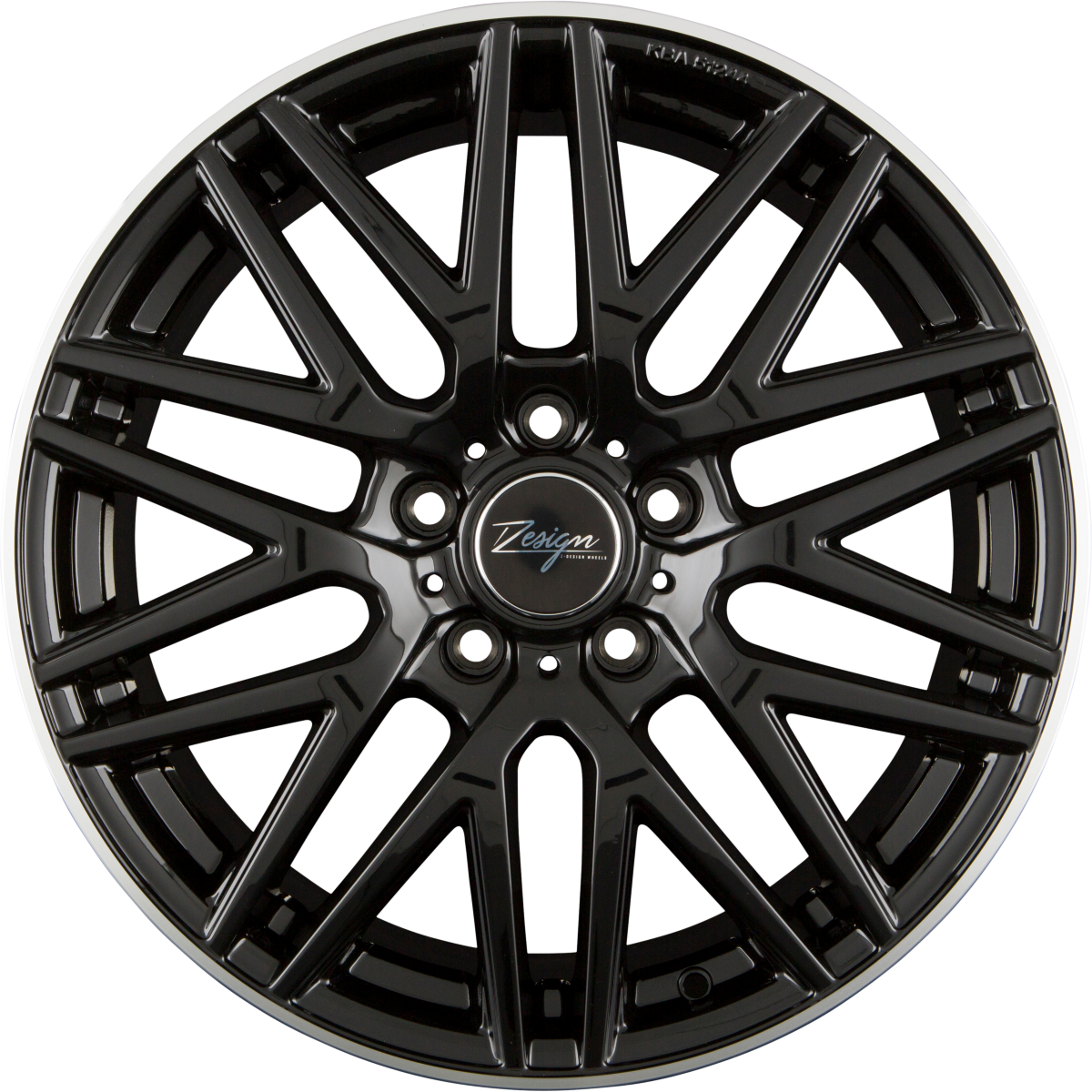 Z Design Z001 Black Lip Polished Alufelge 8x18 Zoll ET35 LK 5x120 ML72.6