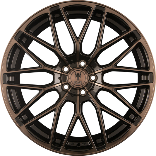Baldr BW 0.01 Black Brushed Tinted Alufelge 10x20 Zoll ET35 LK 5x112 ML73.1