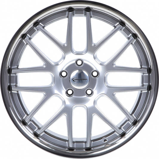 Emotion Wheels Concave hyper silver inox 8.5x20 ET45 - LK5/114.3 ML72.6 – Bild 2