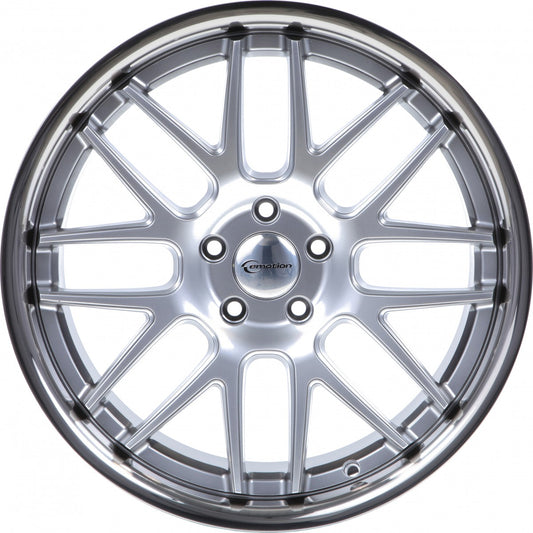 Emotion Wheels Concave hyper silver inox 8.5x20 ET45 - LK5/114.3 ML72.6 – Bild 2