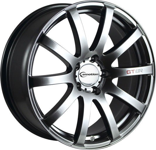 Emotion Wheels Strada hyper black 8x19 ET30 - LK5/110 ML70.1