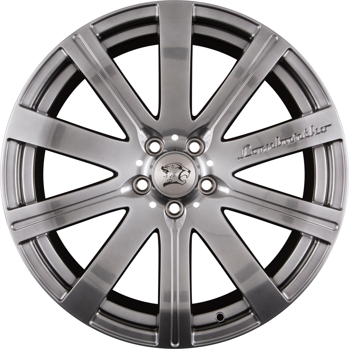Cheetah Wheels Lombartho LX Hyper Black Alufelge 10x22 Zoll ET45 LK 5x120 ML72.6