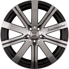 Cheetah Wheels Lombartho LX Gunmetal Front Polished Alufelge 9.5x20 Zoll ET40 LK 5x112 ML70.1