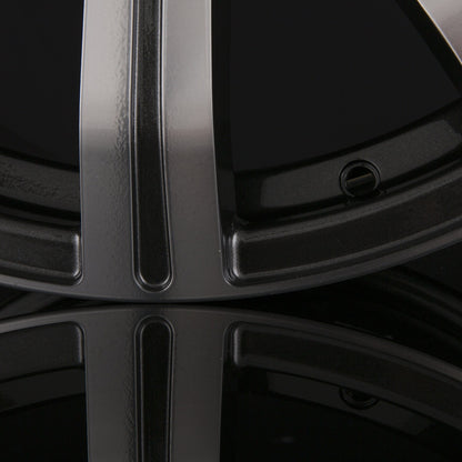 Cheetah Wheels Lombartho LX Gunmetal Front Polished Alufelge 9.5x20 Zoll ET40 LK 5x112 ML70.1 – Bild 4
