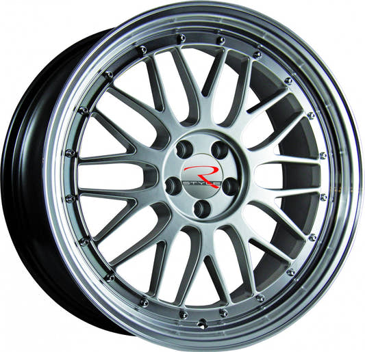 R-Style Wheels RS03 silver horn polished Alufelge 8.5x19 Zoll ET35 LK 5x120 ML72.6