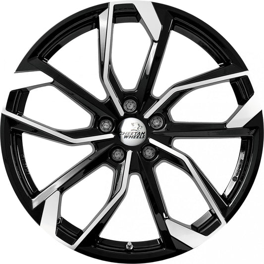 Cheetah Wheels CV.05 black polished 8x18 ET34 - LK5/112 ML57.1