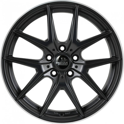 Cheetah Wheels CV.06 black matt polished 7.5x17 ET30 - LK5/112 ML70.4