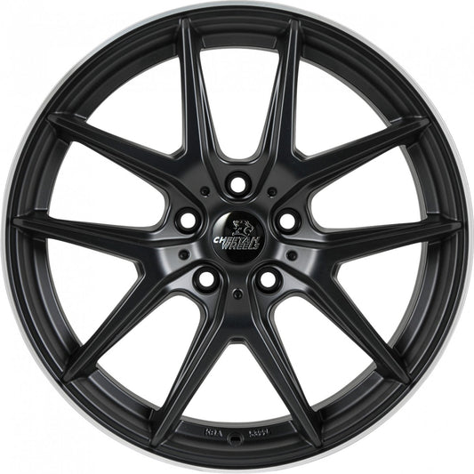 Cheetah Wheels CV.06 black matt polished 7.5x17 ET30 - LK5/112 ML70.4