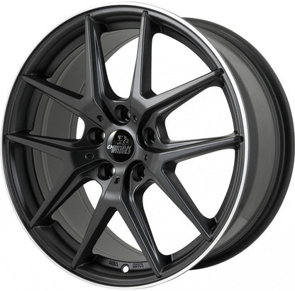 Cheetah Wheels CV.06 black matt polished 8x18 ET52 - LK5/112 ML70.4