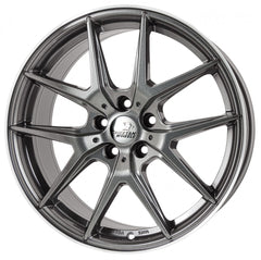 Cheetah Wheels CV.06 shiny grey polished Alufelge 8x18 Zoll ET40 LK 5x112 ML70.4