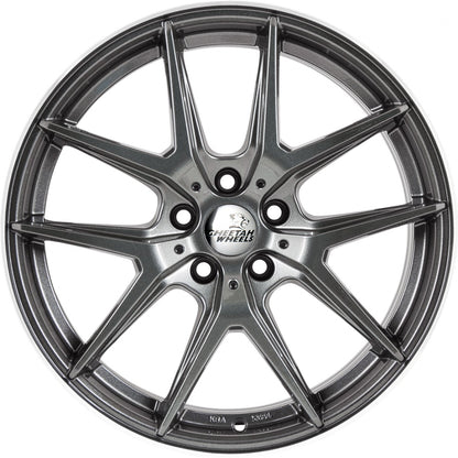 Cheetah Wheels CV.06 shiny grey polished 8.5x20 ET40 - LK5/112 ML70.4