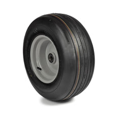 Deli Tyre Komplettrad 16x6.50-8, 4PR S-317 - Rille auf Stahlfelge 5.50Ax8 Ø:20 mm NL: 64 Kugellager Silber
