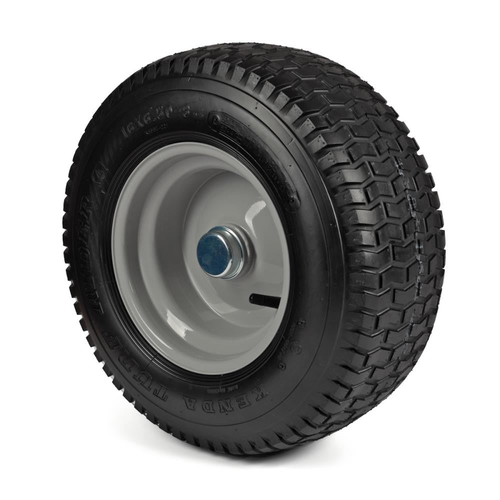 Kenda Komplettrad 16x6.50-8, 4PR K358 auf Stahlfelge 5.50Ax8 Ø:25 mm NL: 64 Kugellager Silber inkl. Staub