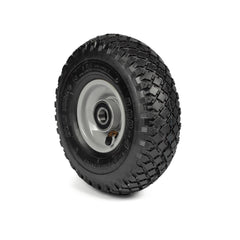 Deli Tyre Komplettrad 3.00-4, 6PR S-310 - Block auf Stahlfelge 2.10x4 Ø:20 mm NL: 50 Kugellager Silber
