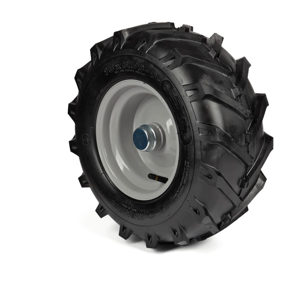 Kenda Komplettrad 16x6.50-8, 4PR K357 auf Stahlfelge 5.50Ax8 Ø:25 mm NL: 74 Kugellager Silber inkl. Staub