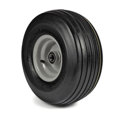 Deli Tyre Komplettrad 15x6.00-6, 10PR S-317 - Rille auf Stahlfelge 4.50Ax6 Ø:25 mm NL: 75 Kugellager Silber