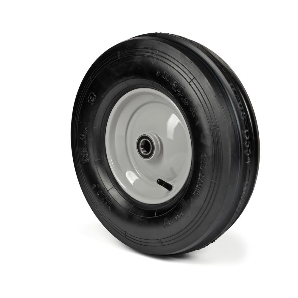 Kenda Komplettrad 4.80/4.00-8, 4PR K406 auf Stahlfelge 2.50Ax8 Ø:25 mm NL: 75 Kugellager Silber